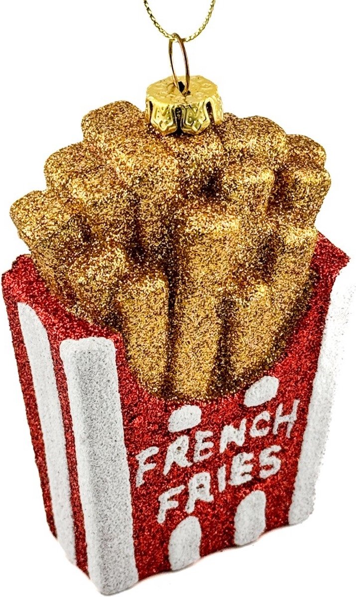 HomeBound by KY | Kersthanger patat glitter | kerstbal